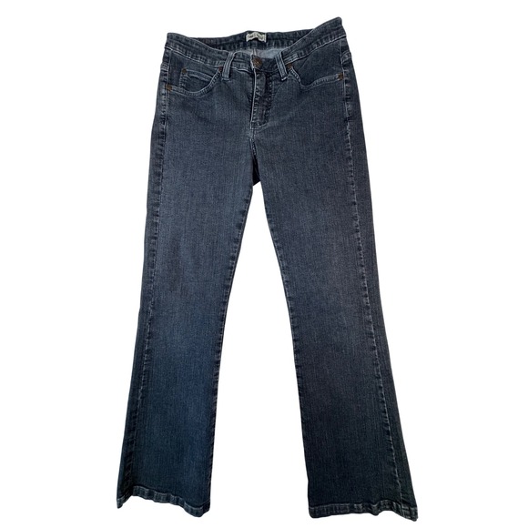 Lee Denim - Lee Bootcut Jeans Women's 30x29 Dark Wash Blue Lower On The Waist Denim